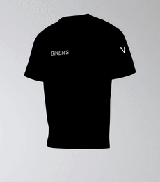 T-SHIRT BIKER'S ADVENCED BLACK